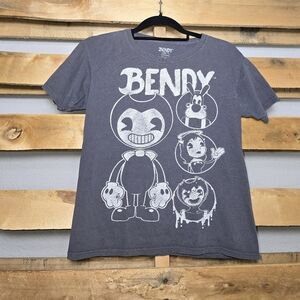 Bendy Gray Kids T-Shirt Size:M